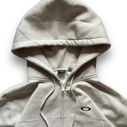 2007 Oakley Cream Full Zip Hoodie (L) | Default Title, Multicoloured