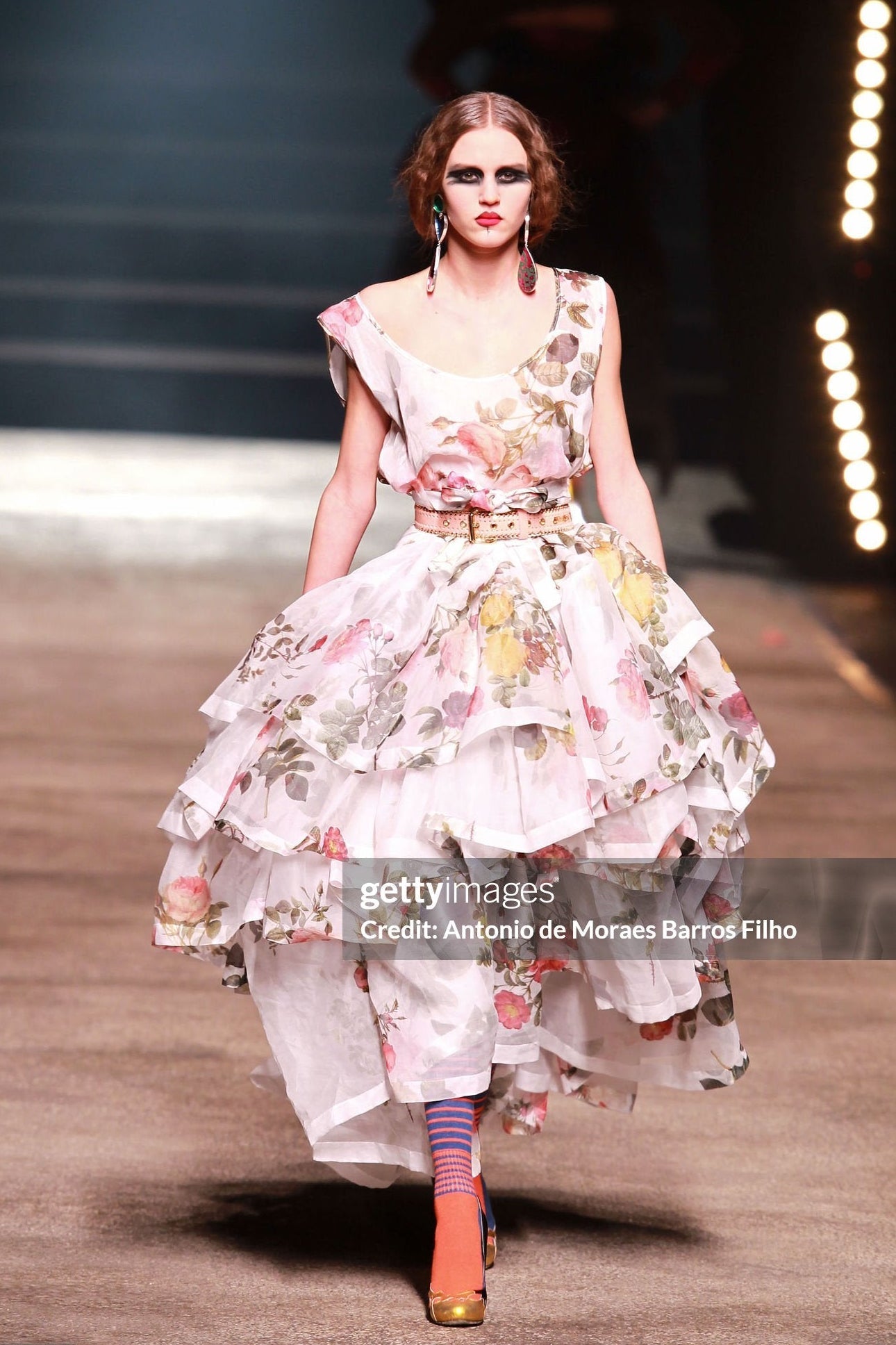 Vivienne Westwood F/W 2012 Queen’s Jubilee Capsule Collection Gold Label lamé organza gown