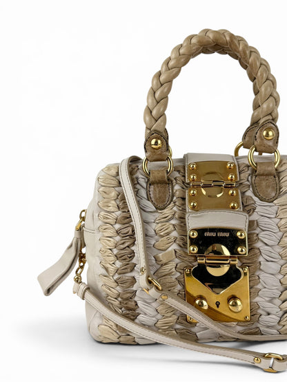2010s Miu Miu Matelasse 2Way Handbag | O/S, Multicoloured