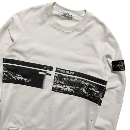 Stone Island Pullover Crewneck | Small, White