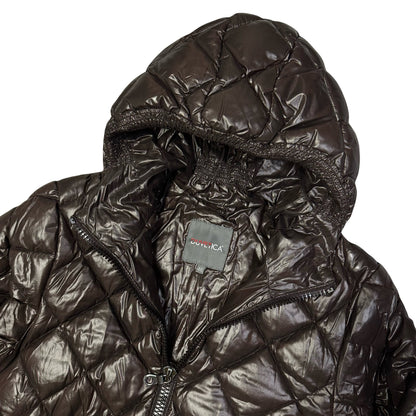 Duvetica Diamond Stitch Puffer Jacket In Brown ( S )
