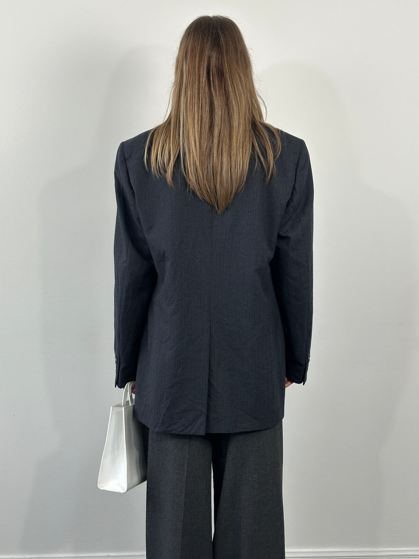 Christian Dior Monsieur 1980s Pure Wool Stripe Blazer - 44R/XL