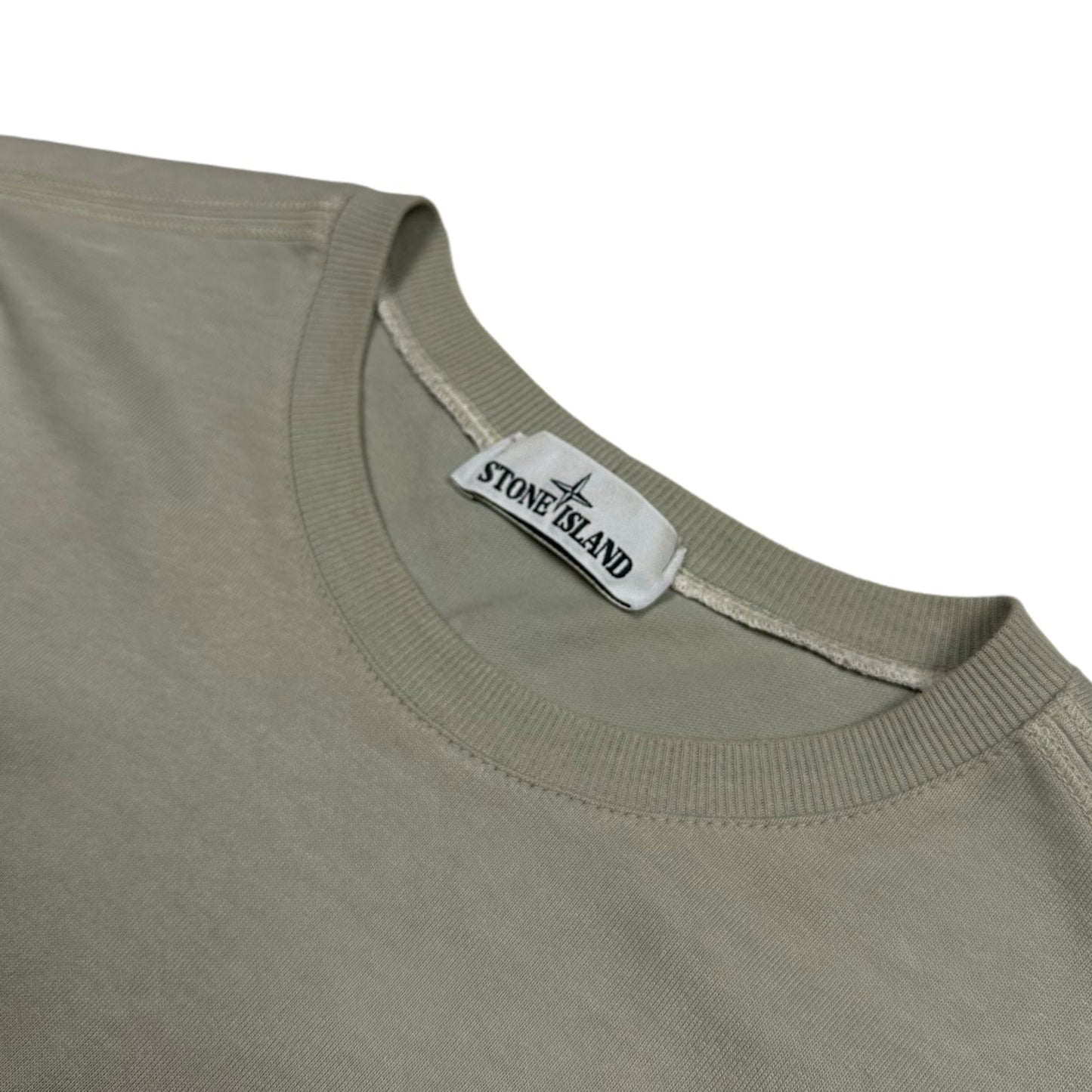 Stone Island Sage Green Crewneck Sweatshirt