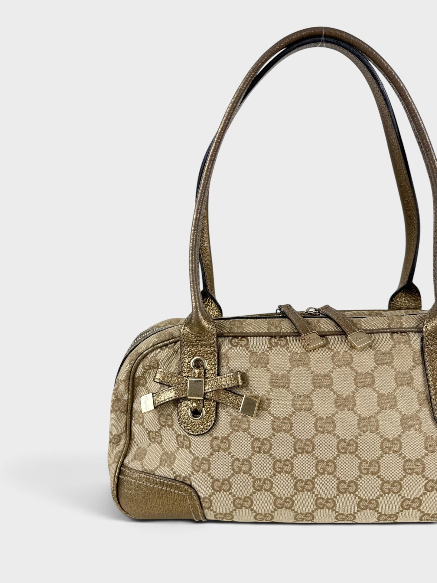 2000s Gucci GG Monogram Princy Handbag | O/S, Beige
