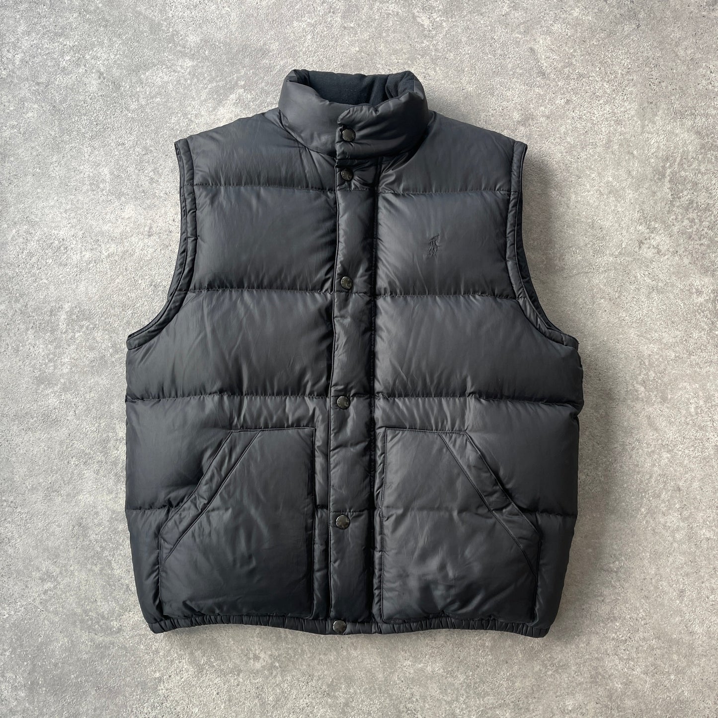 Ralph Lauren 1990s heavyweight down fill puffer gilet (L)