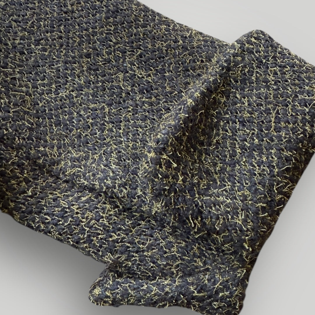 Chanel 1997 Cropped Tweed Lana Wool Blazer 40