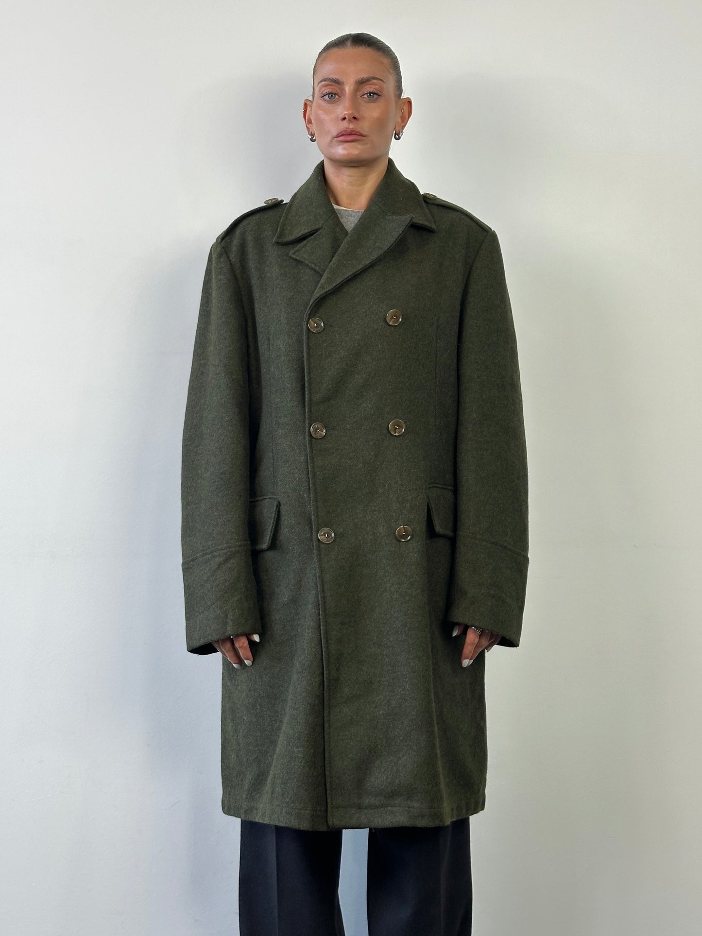 Dolce & Gabbana D&G Wool Double Breasted Coat - L/XL