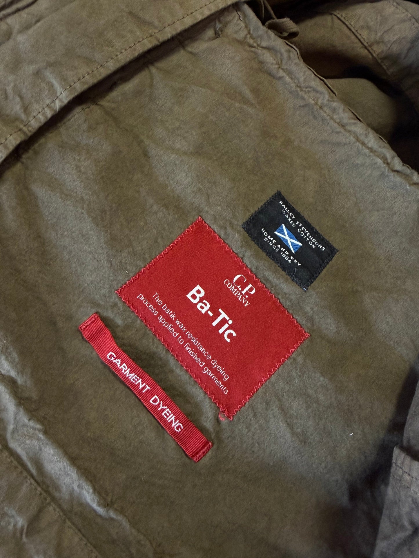 C.P. Company AW23 Ba-Tic Wax Cotton 500 Miglia Google Jacket 50 BNWT | Default Title, Green