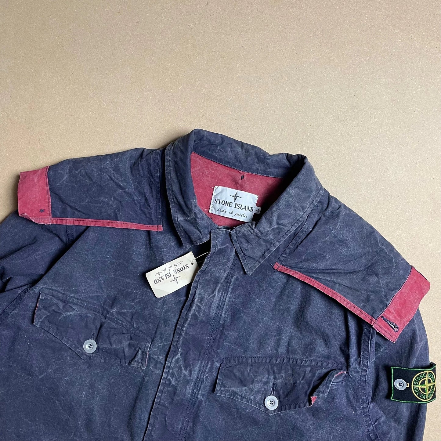 S/S 1982 Midnight Blue Tela Stella Field Jacket