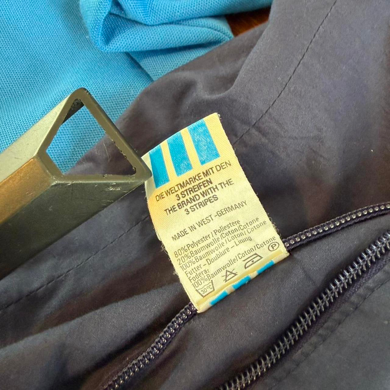 80s Adidas Reversible Jacket | Blue, Multicoloured