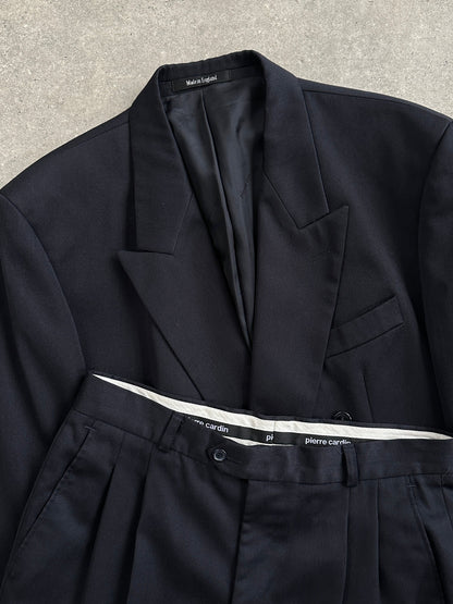 Pierre Cardin 1990s Pure Wool Double Breasted Suit - 44R/W32
