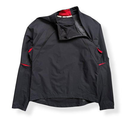 2003 Adidas Articulated Climacool Asymmetric Zip Pullover (M) | Default Title, Black