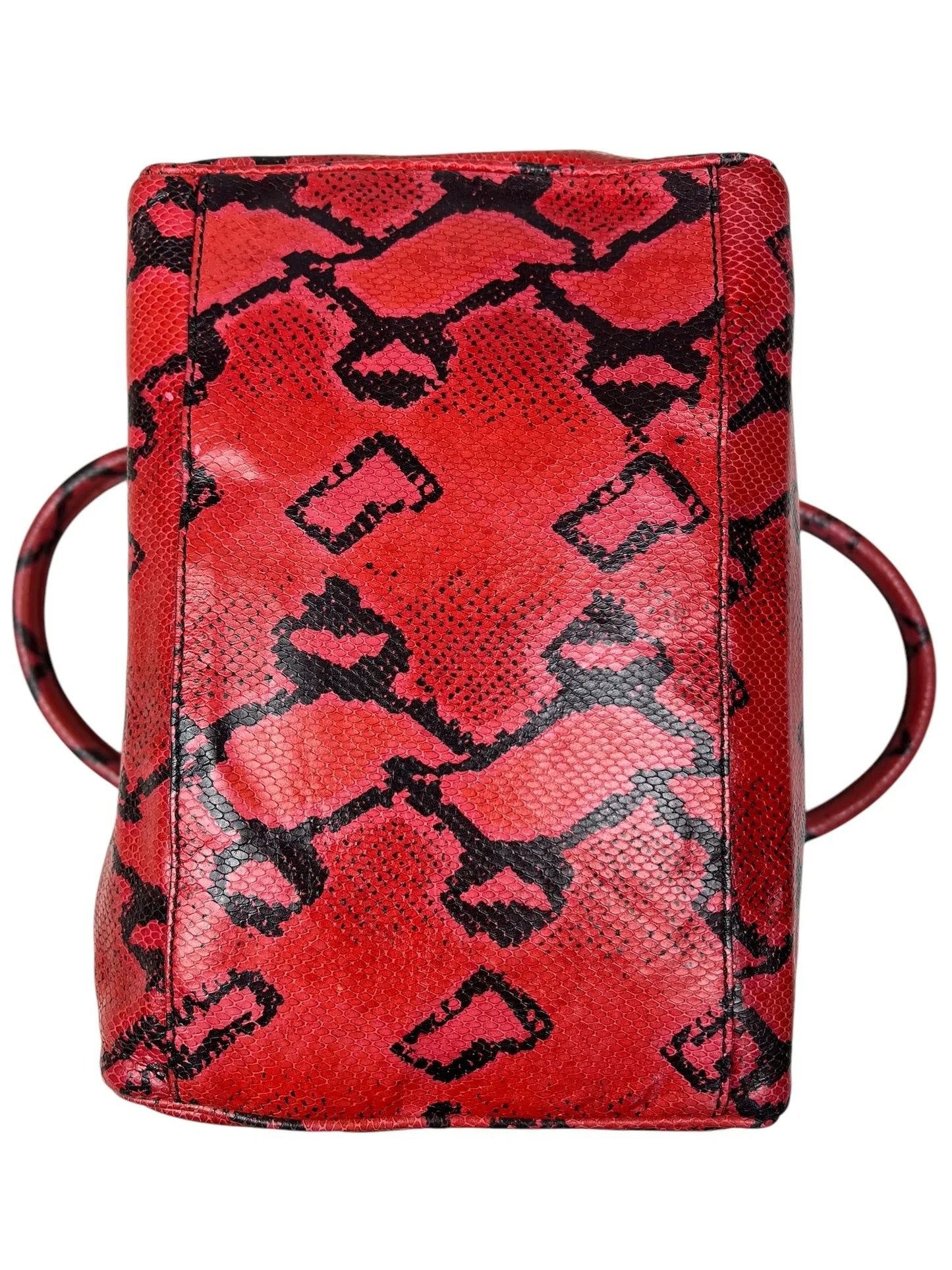 Moschino mid 1990s Python bag