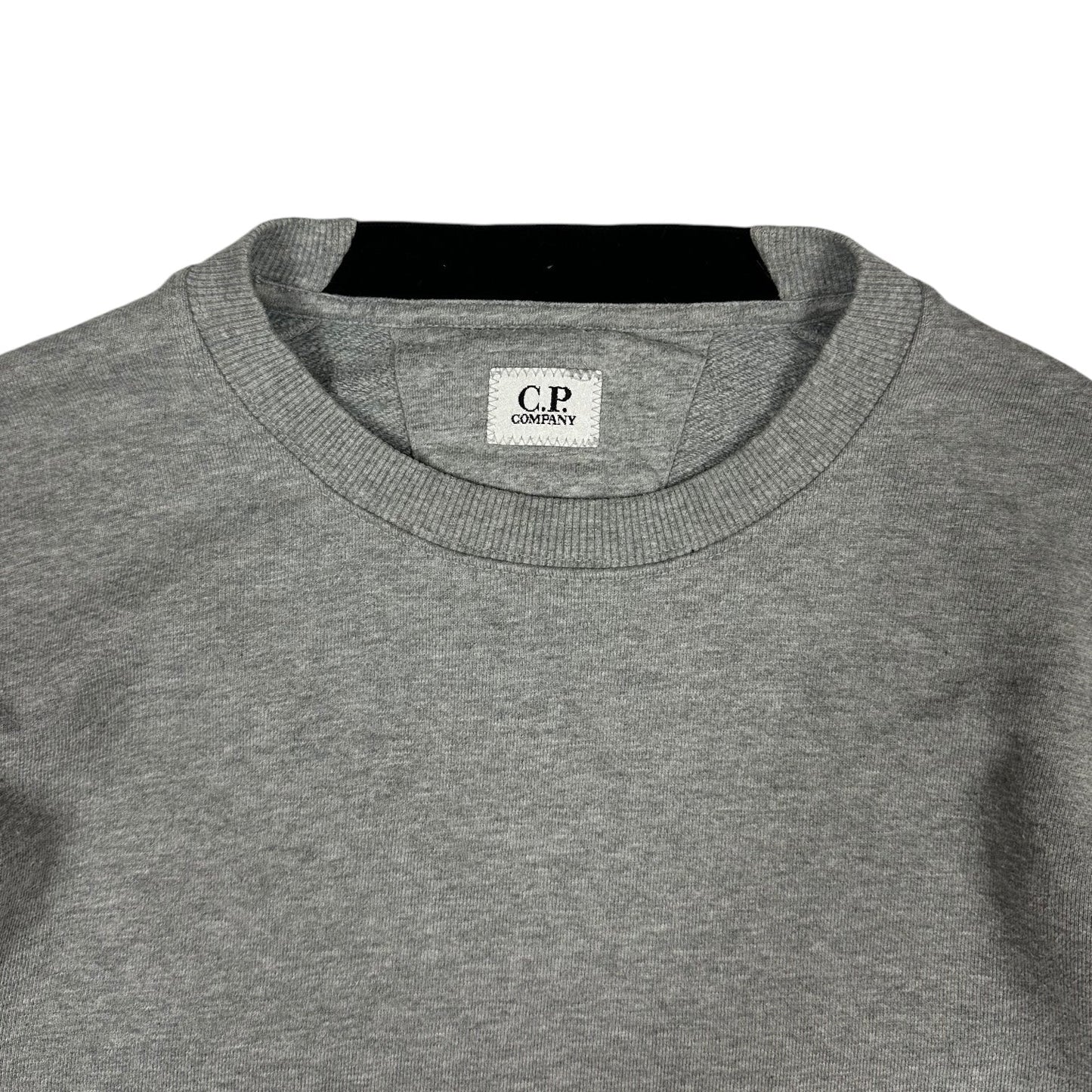 C.P. Company Grey Crewneck Goggle Sweatshirt