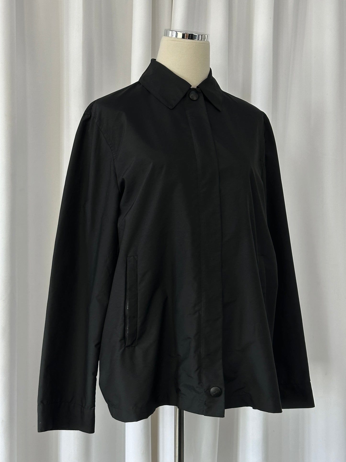 Max Mara Weekend 2000s Concealed Placket Bomber Jacket - M