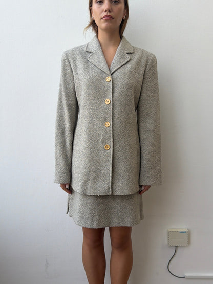 Armani Jeans 90s Wool Blend Set | 42, Beige