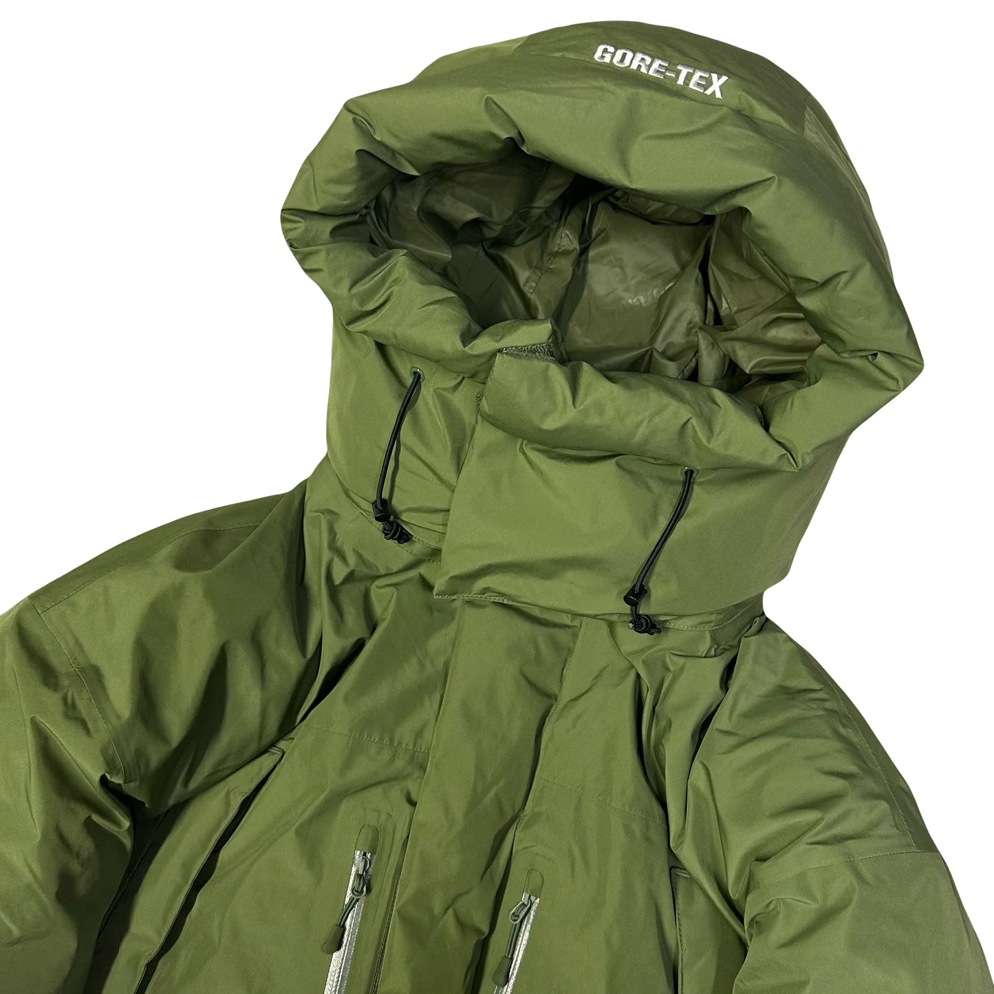 Supreme Gore-Tex Down Puffer Jacket In Olive Green (L) | Large, Green