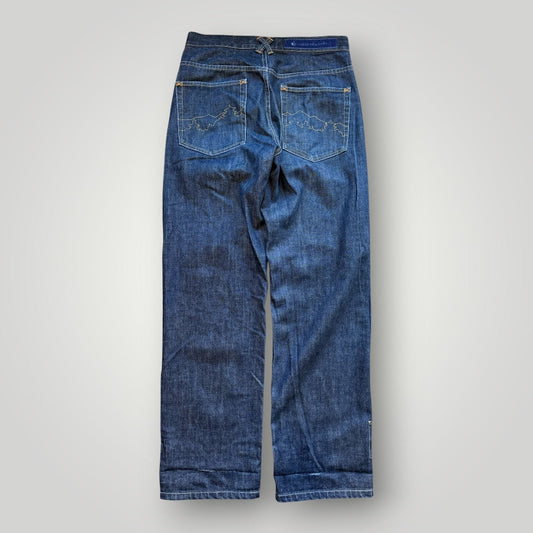 Maharishi Embroidered Dark Wash Jeans 32x32