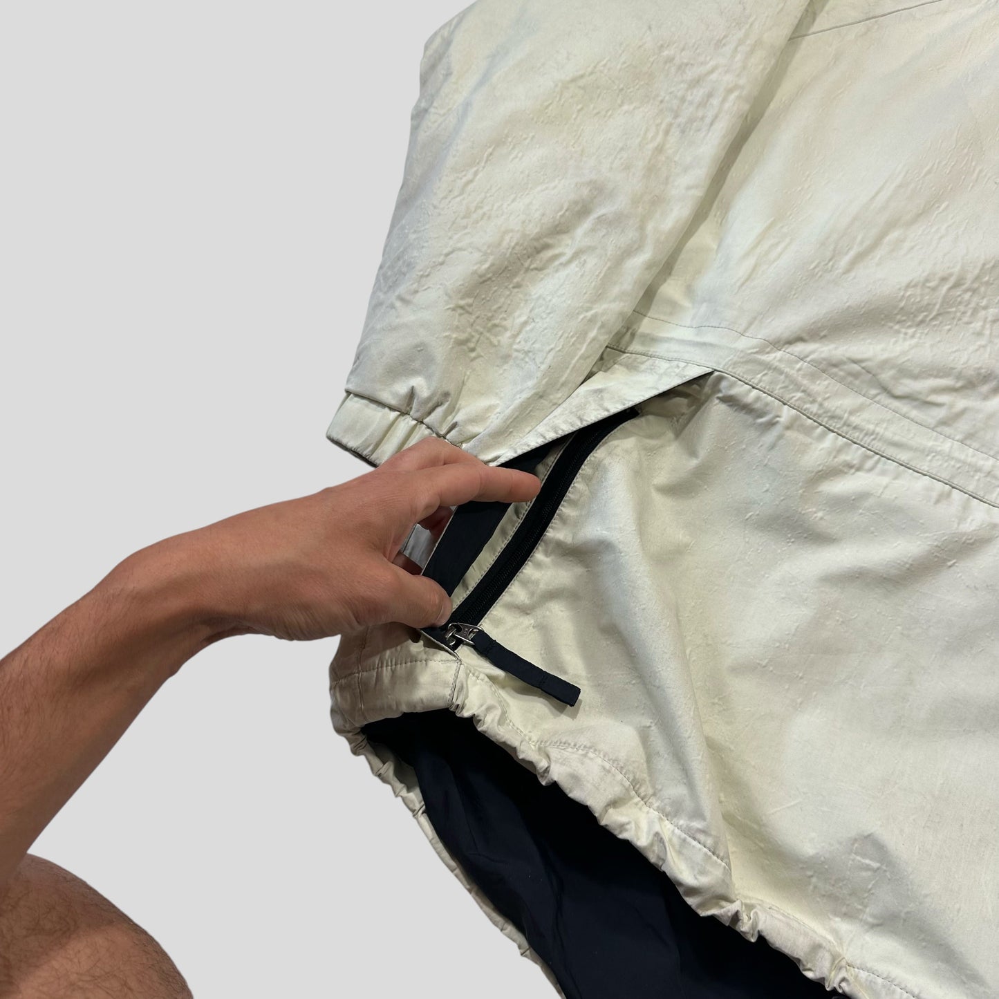 Montbell 00’s Goretex Snowboard Pullover Nylon Jacket - XL | Default Title, Cream