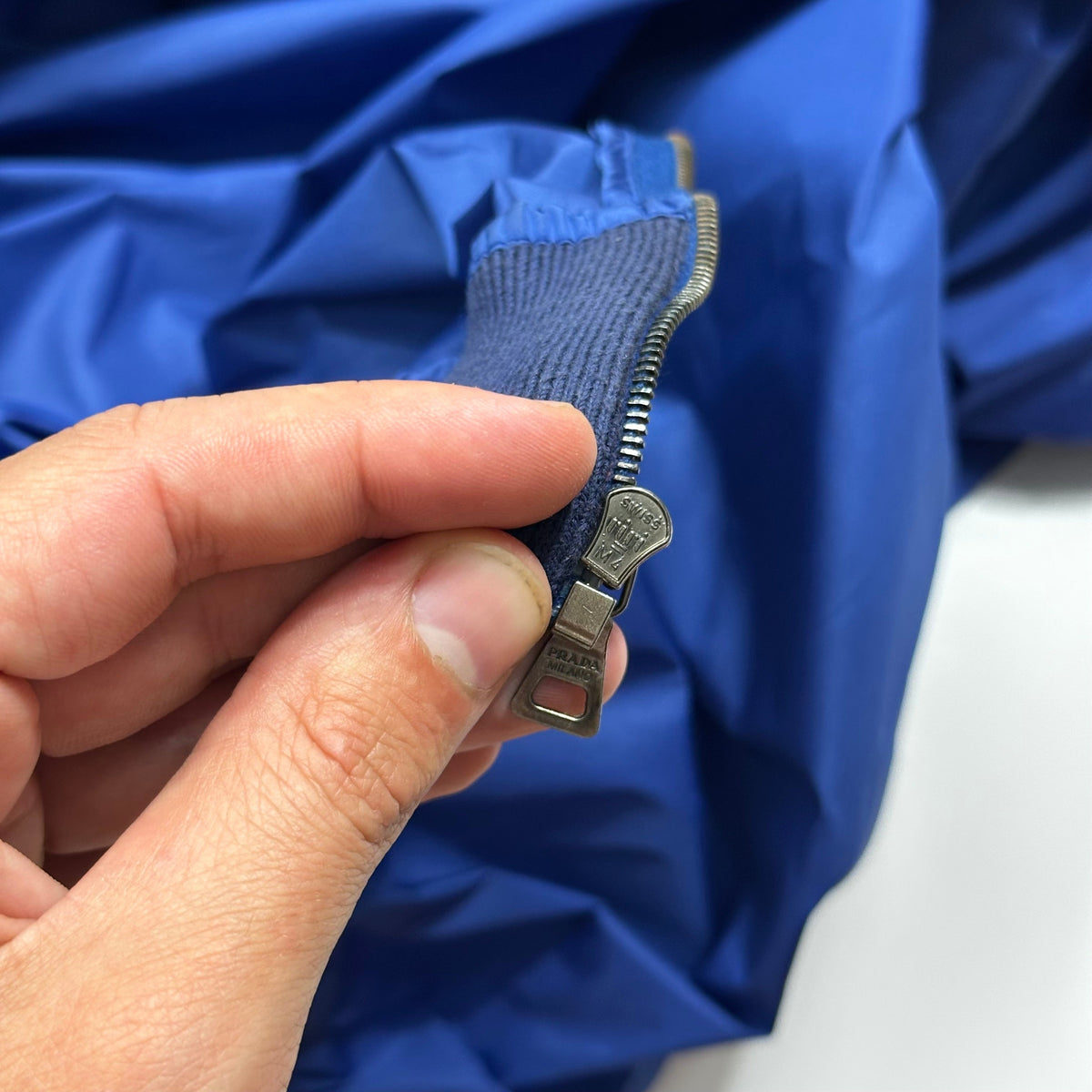 Prada Sport SS00 Nylon Technical Light Bomber Jacket - XL (L) | Blue