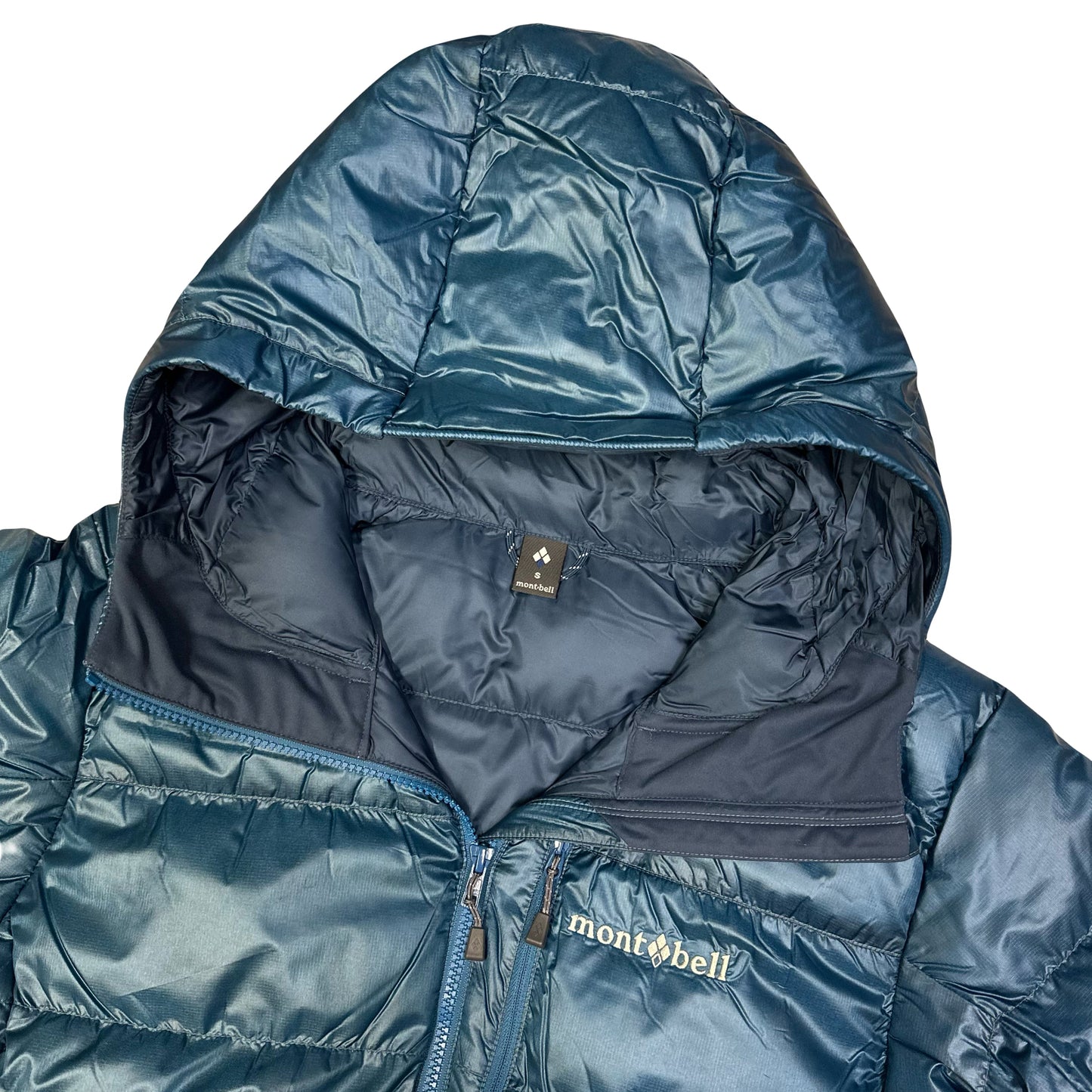 Montbell Alpine Down Parka Puffer Jacket In Blue ( S )