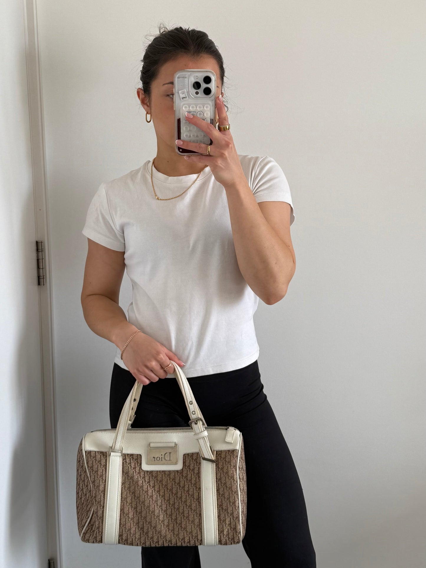 Vintage 2006 Christian Dior Monogram Street Chic Boston Handbag | O/S, Multicoloured