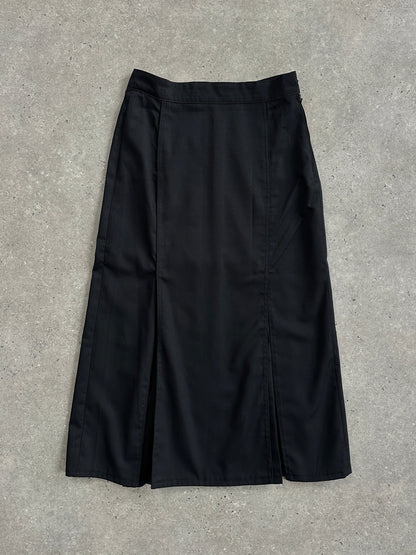 Vintage 1990s Pleated Midi Skirt - W26