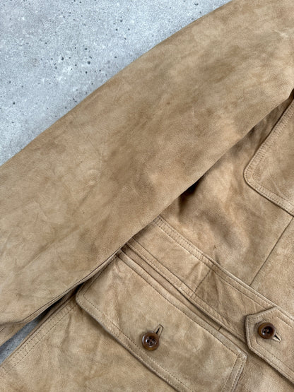 Ralph Lauren Polo 2000s Safari Suede Jacket - XL