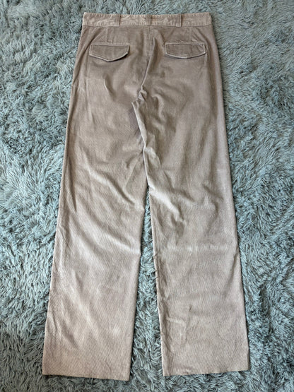 Gucci by Tom Ford 2004 Liquid Velvet Corduroy Western Trousers - IT52 | O/S, Multicoloured