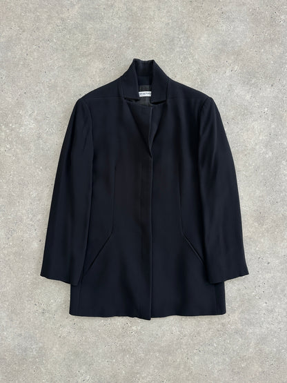 Emporio Armani 1990s High Neck Tailored Blazer Jacket - M