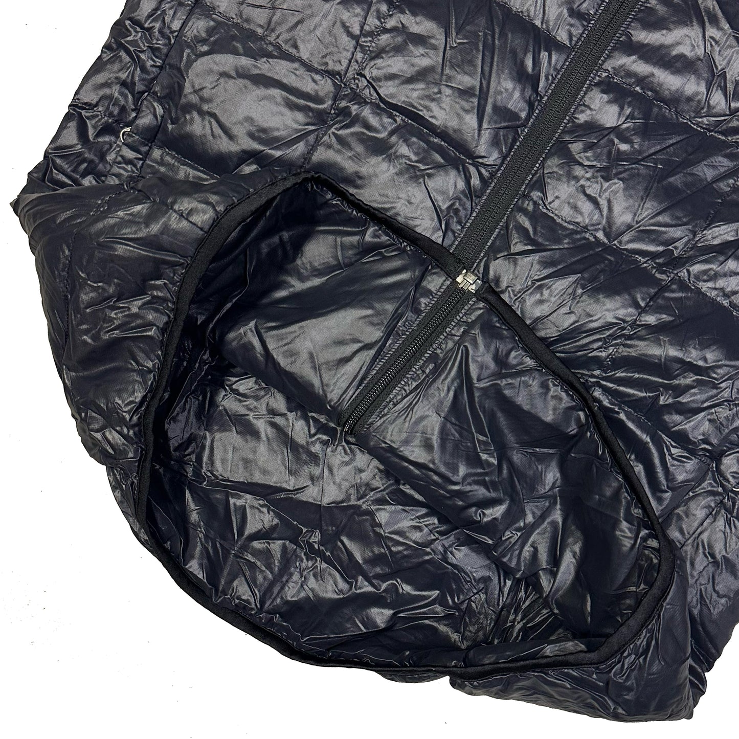 Camp 7 Square Stitch Puffer Jacket In Black ( XL )