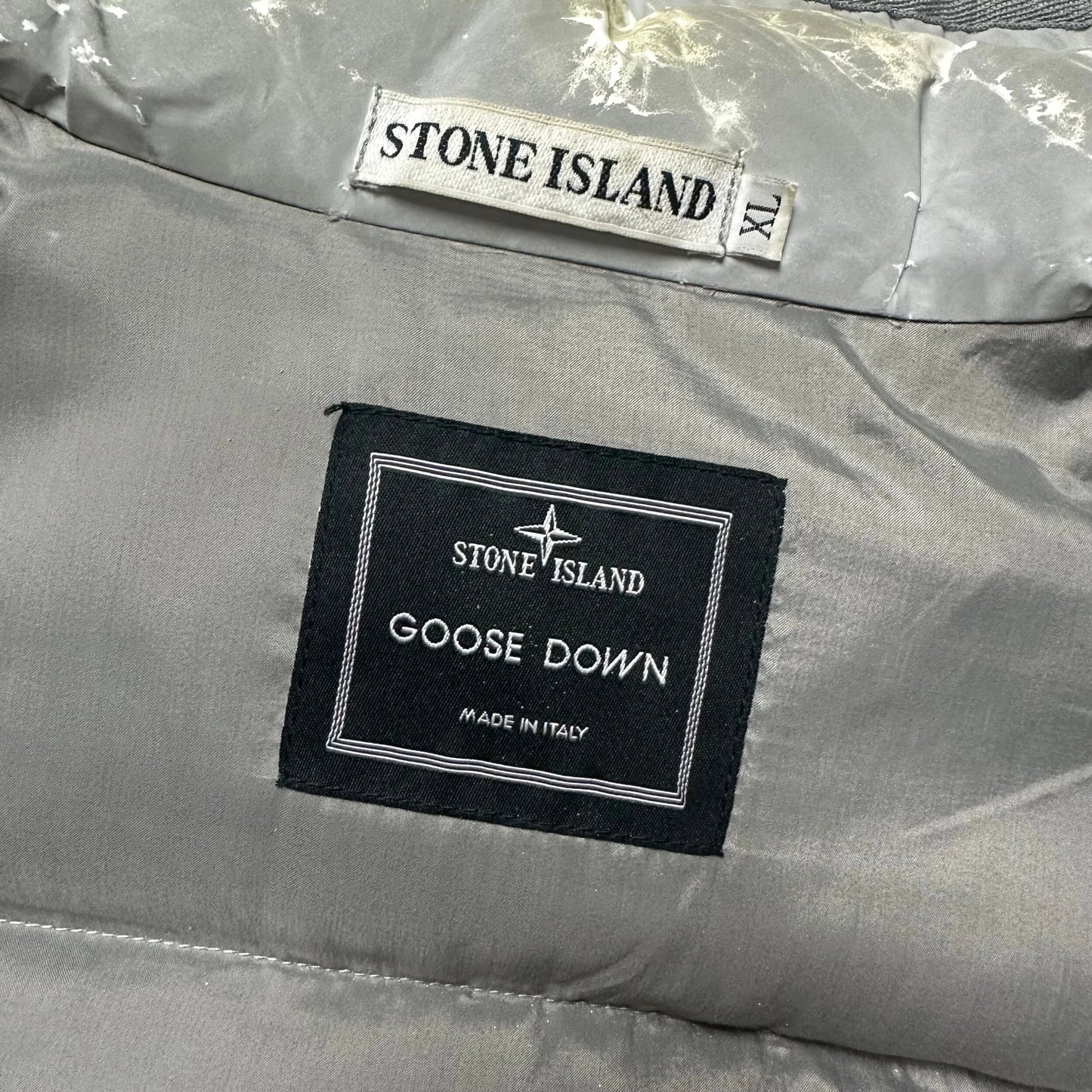 A/W 1993 Chrome Silver Goose Down Reflective Gilet