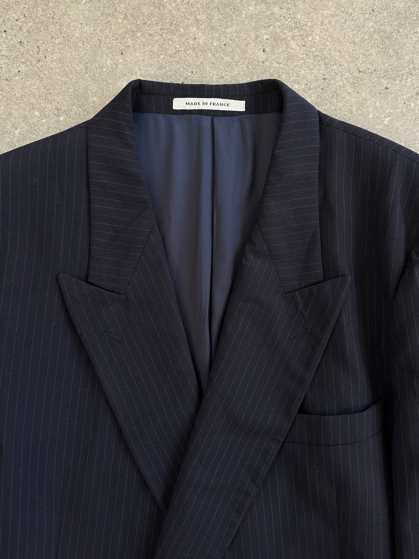 Yves Saint Laurent Menswear 1990s Pure Wool Double Breasted Blazer - 42R/XL