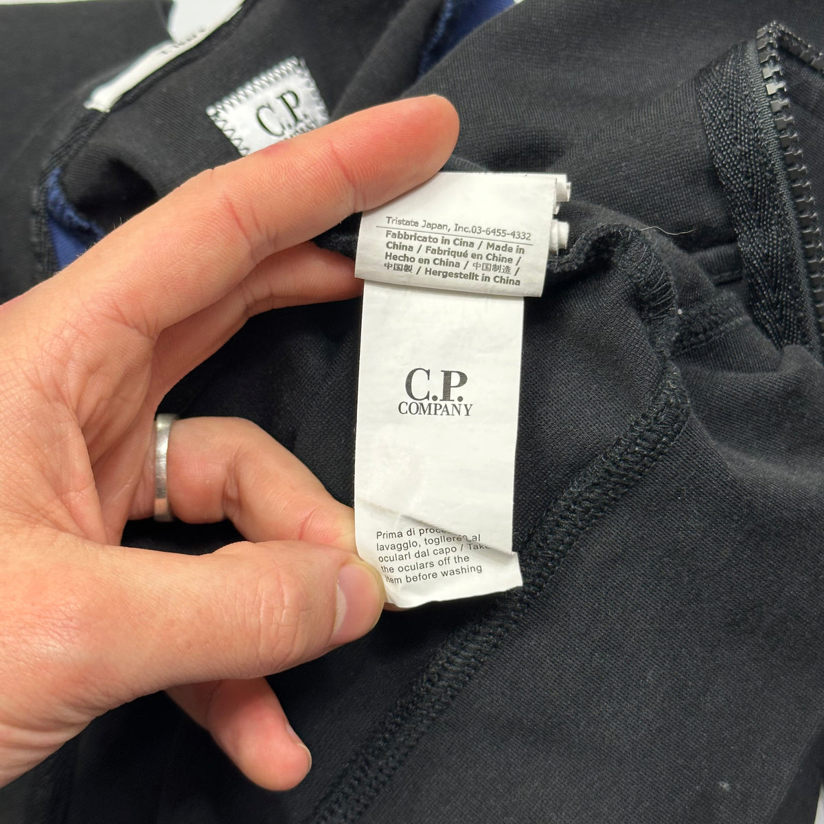 CP Company T.track Panelled Lens Jacket - S/M | Medium, Black