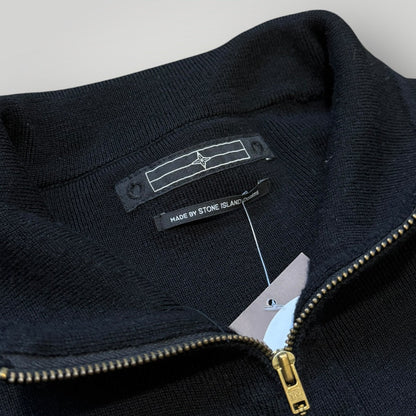 Stone Island Denims AW/08 Wool 1/4 Zip Knit L/XL | Default Title, Black