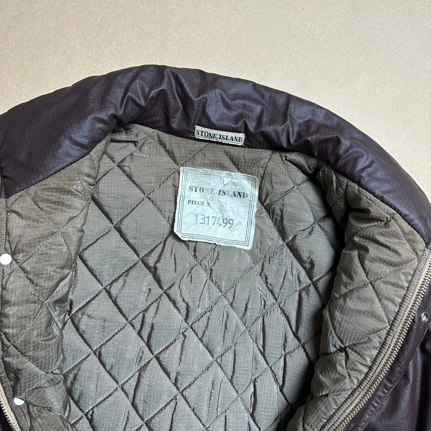 A/W1988 Microfibre Padded Puffer Jacket