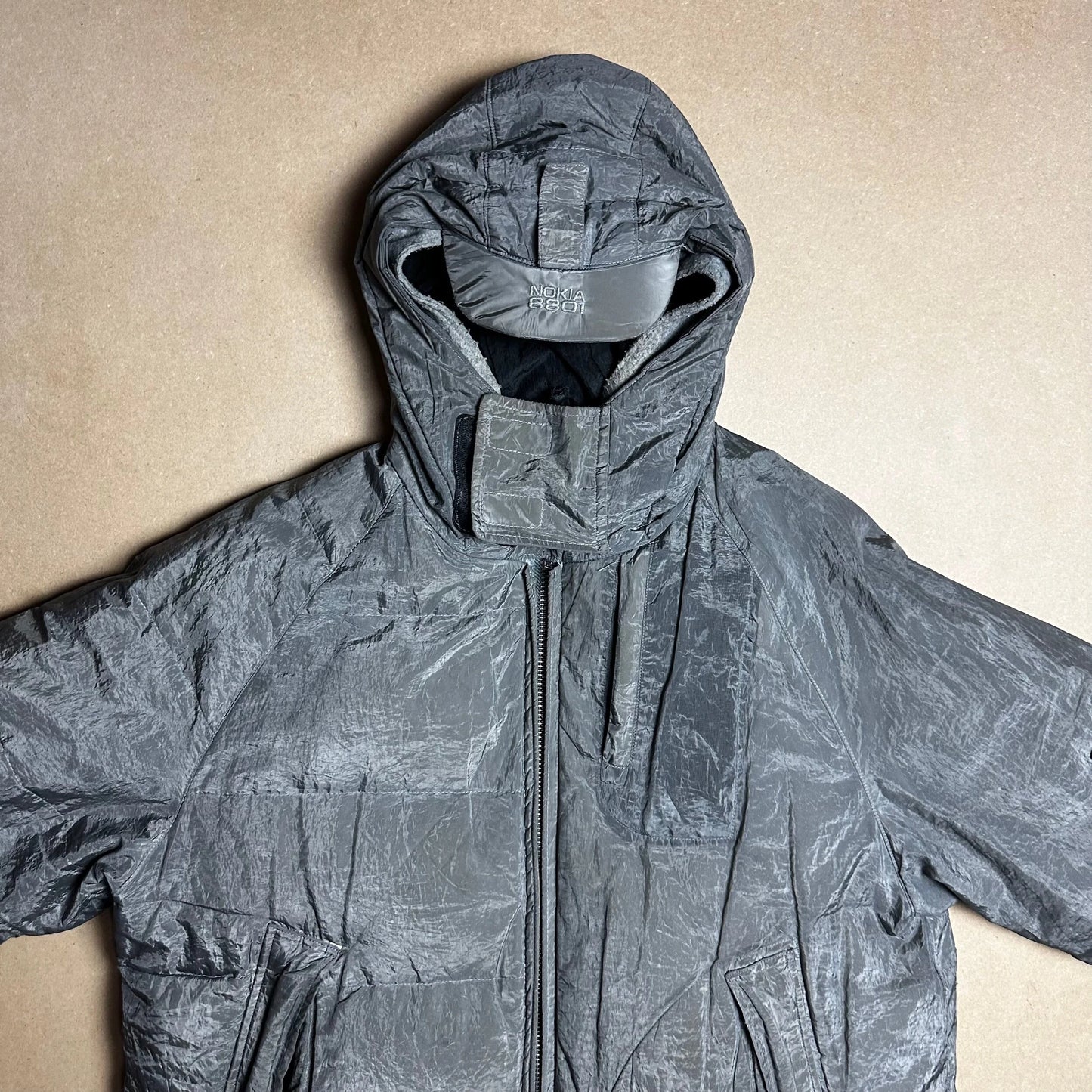 2006 NYC Flagship Store Stone Island For Nokia Stainless Steel Pure Metal Shell Jacket