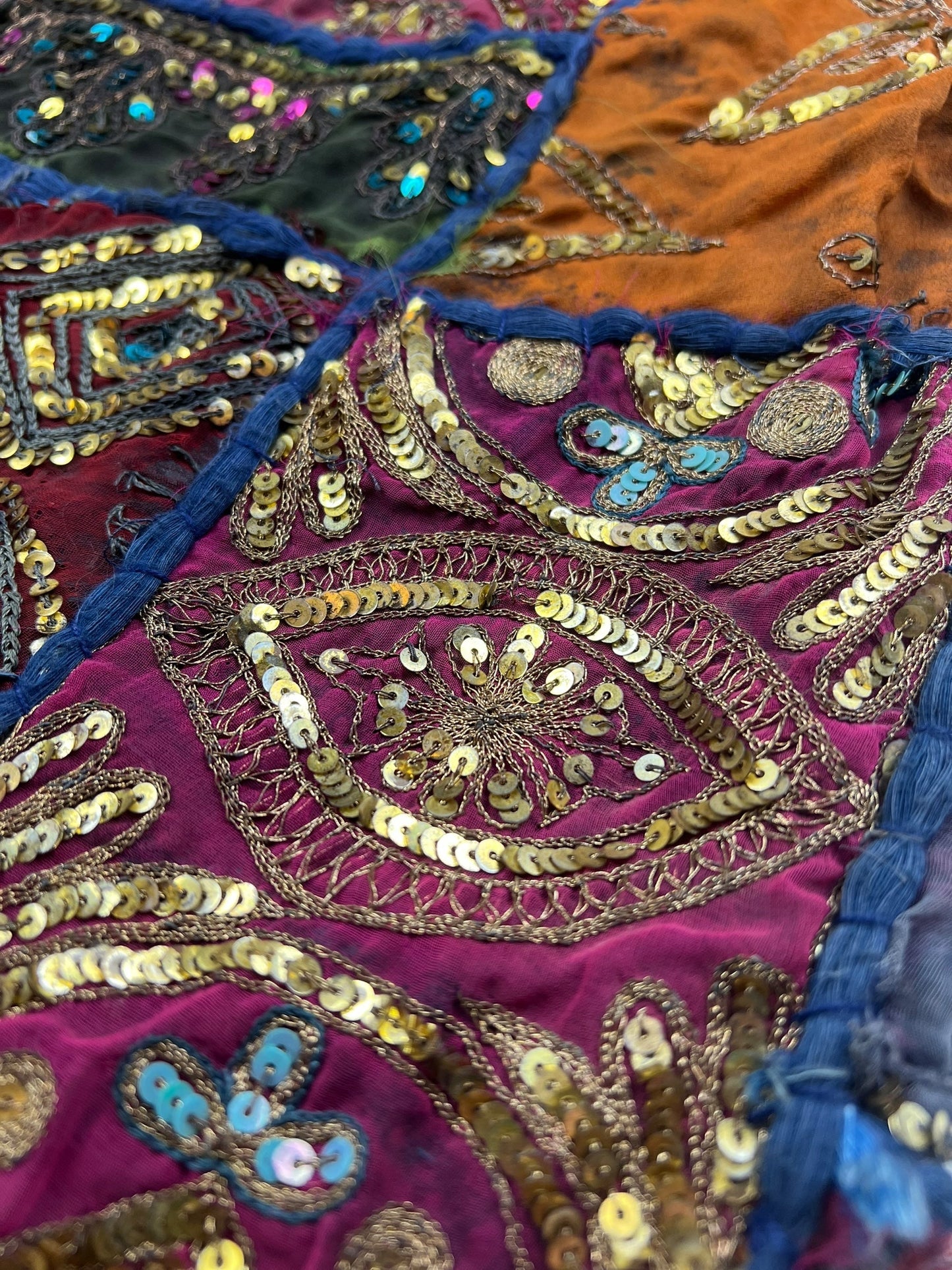 Jean Paul Gaultier S/S 1999 sequin patchwork dress