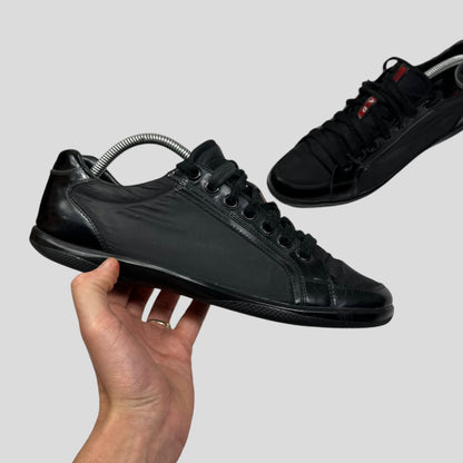 Prada Sport Leather & Nylon Low Trainer - UK9