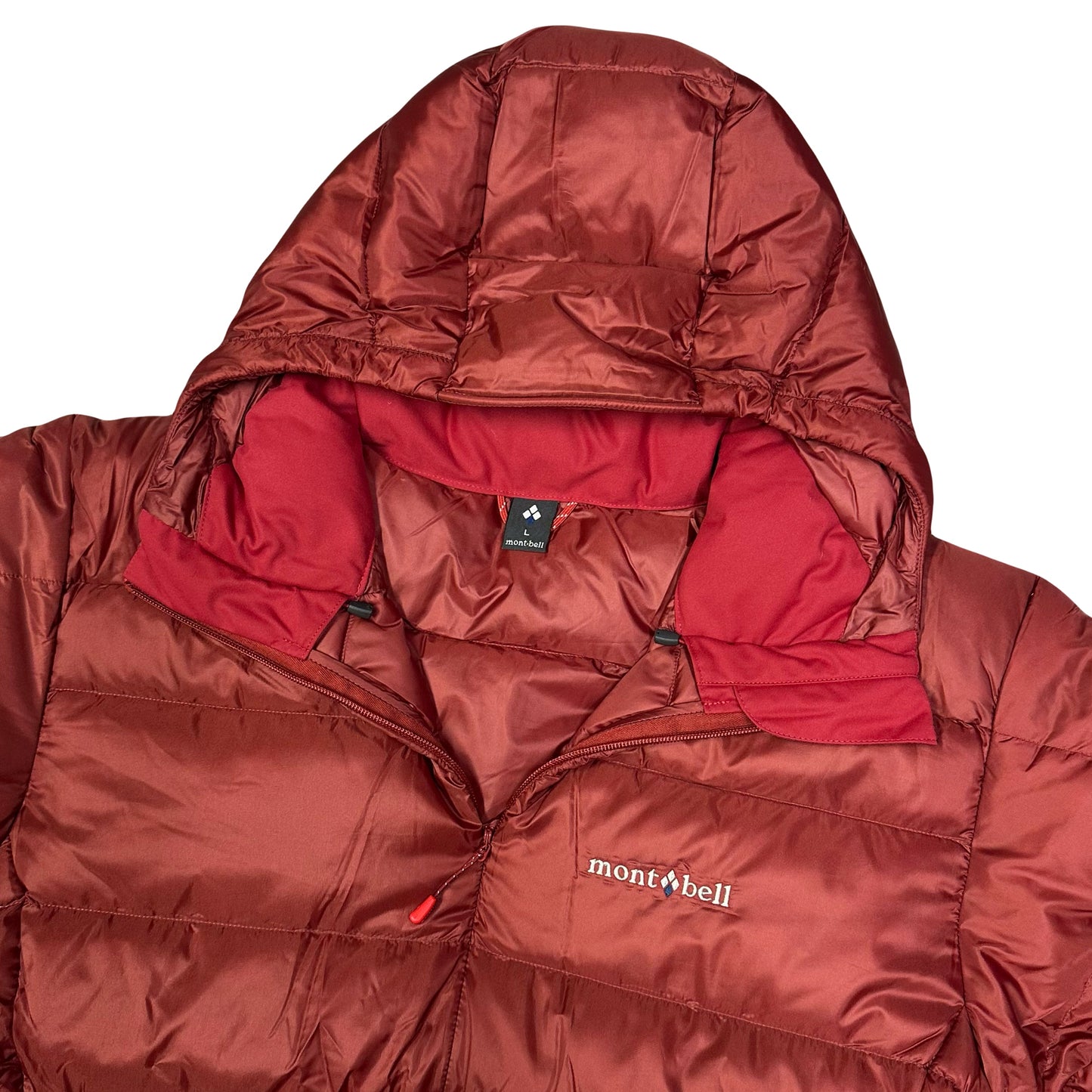 Montbell Light Alpine Down Puffer Jacket In Red ( L )