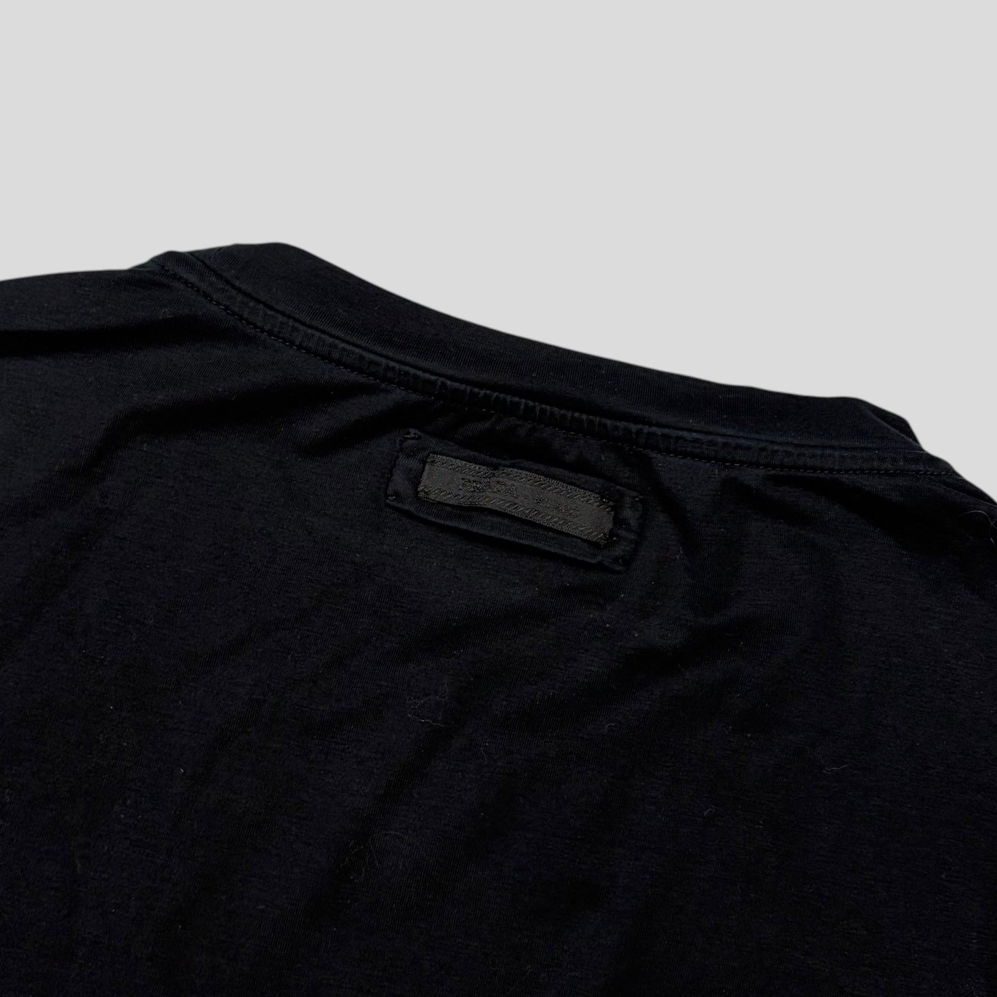 Prada Milano 2018 Black Tab Mini Logo T-shirt - M | O/S, Black