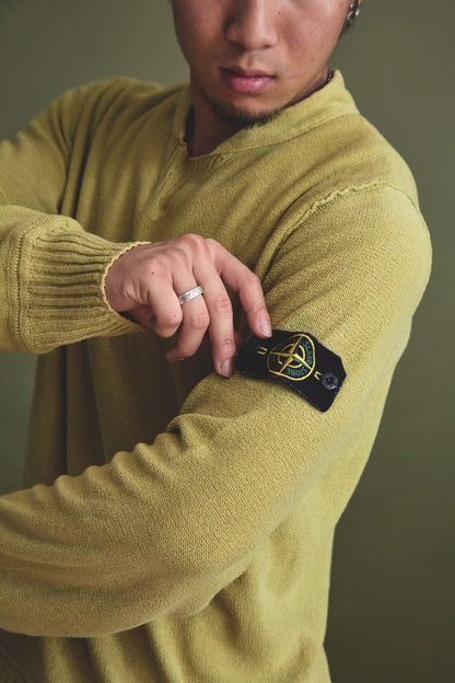 SS2010 Stone Island Lightweight Cut-Out Crew Knit Sweater