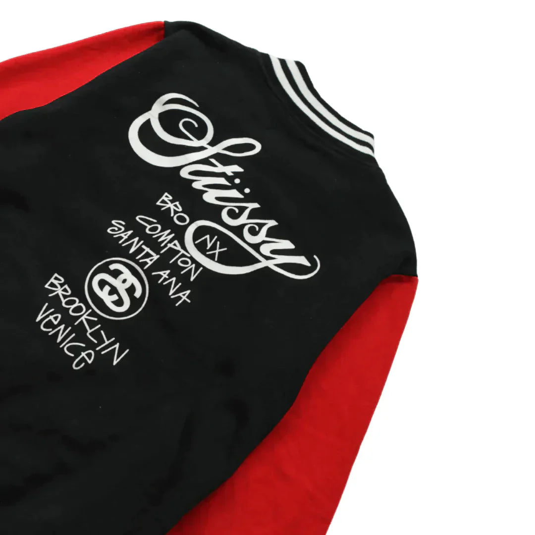 STUSSY BASEBALL JACKET  (L)  (L)