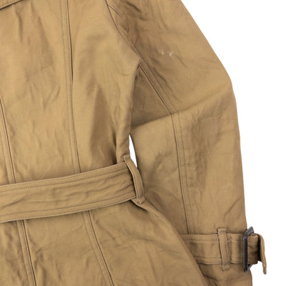 Vintage 2000s Burberry Belt Waist Trench Jacket Womens Size S | Small, Beige