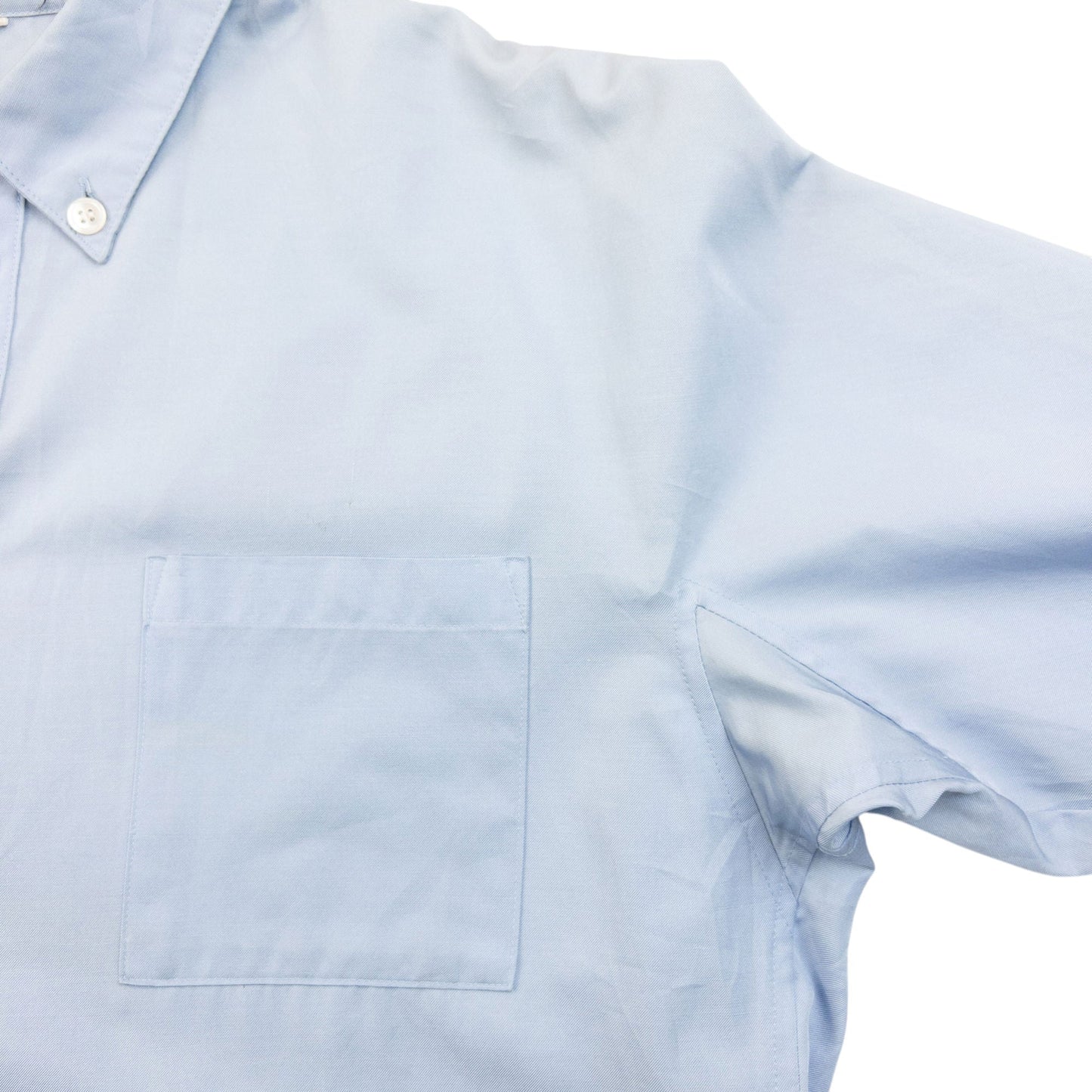 Vintage 90s Yohji Yamamoto Long Sleeve Button Up Shirt Size XS | XS, Blue