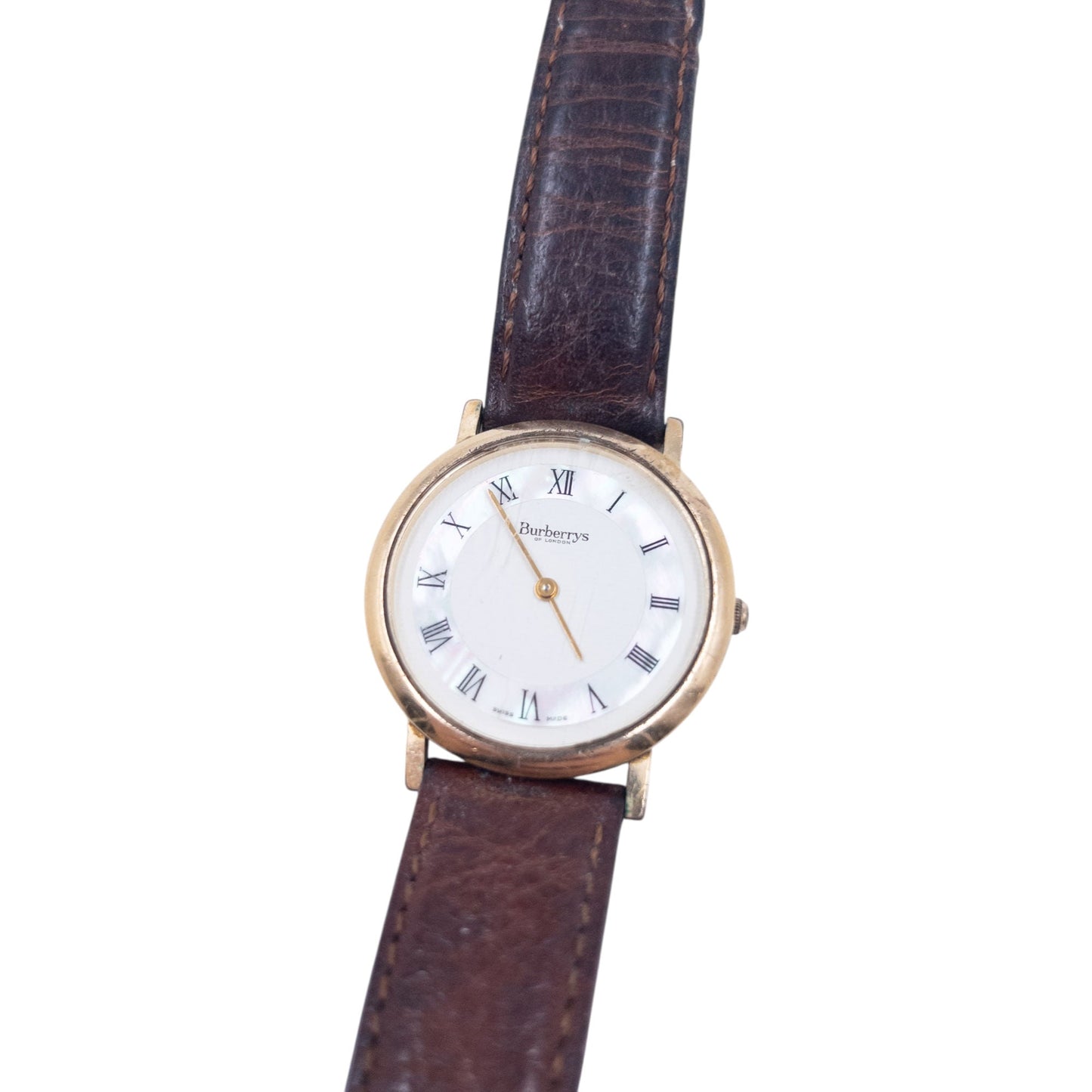 Vintage 90s Burberry Watch | O/S, Brown