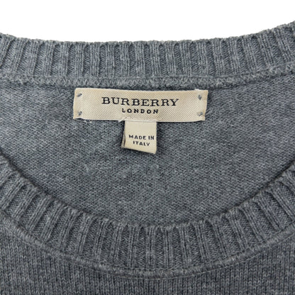 Vintage 2000s Burberry Lightweight Jumper Womens Size M | Medium, Grey