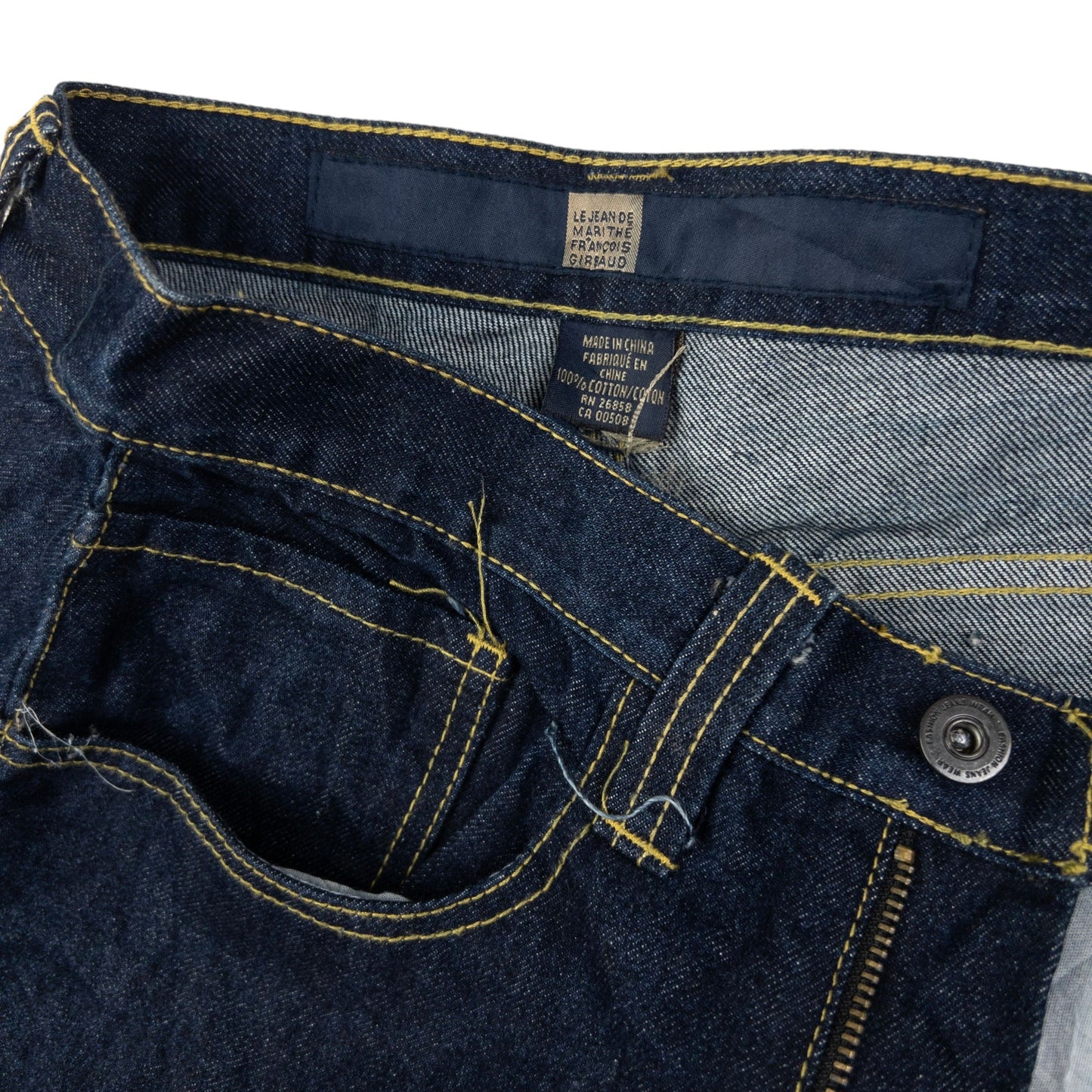 Vintage Marithe + Francois Girbaud Embroidered Denim Jeans Size W30