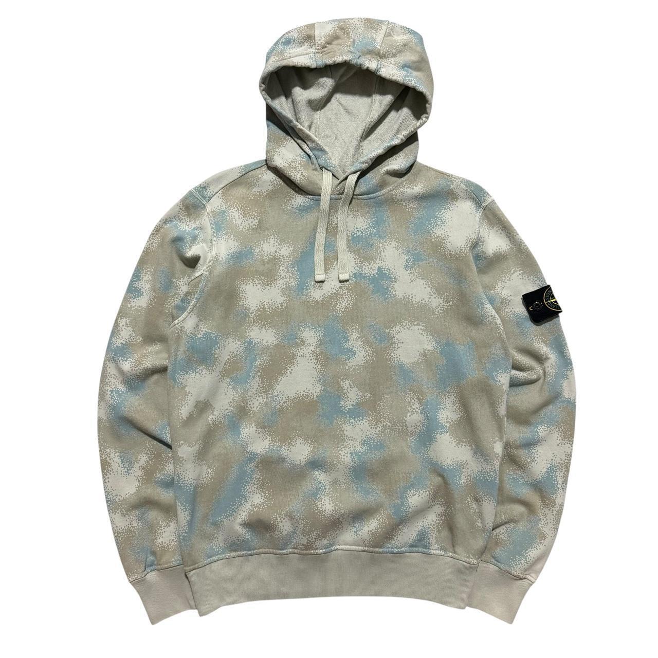 Stone Island Devore Camo Pullover Hoodie | Small, Camo