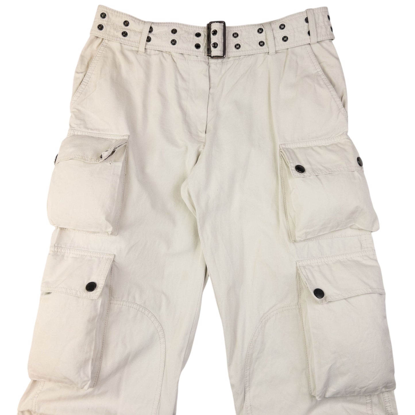 Vintage Burberry Multi Pocket Cargo Trousers Size W28